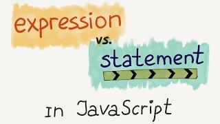 Expressions vs. Statements in JS / Intro to JavaScript ES6 programming, lesson 14