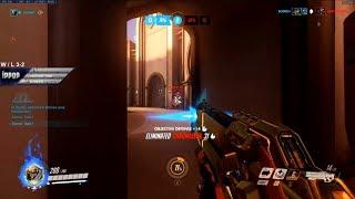 Overwatch IDDQD Playing Soldier 76 Like Human Aimbot