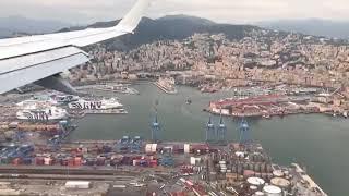 L'arrivo a Genova in Aereo. 5 minuti di poesia dall'alto