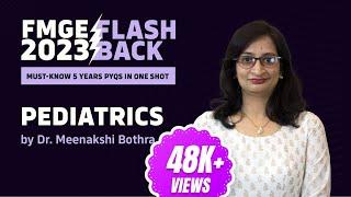 "PEDIATRICS" Made Easy | FMGE IMP PYQs 5 Years with Dr. Meenakshi Bothra