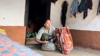 Ghar farkine packing sangai limbu puja pani garnu bhayo 