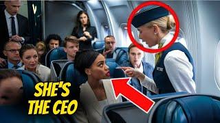 Flight Attendant Refuses to Serve Black Woman, Realizes Too Late She’s the Airline’s CEO!