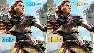 Horizon Zero Dawn | SSD vs HDD | Stability Test | I5 10400f + GTX 1650 | 2021