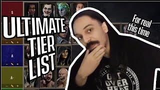 My ACTUAL Mortal Kombat 11: Aftermath Tier List