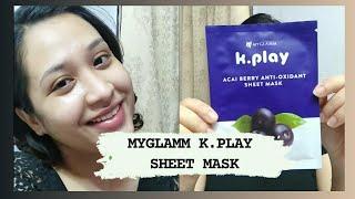 MYGLAMM K.PLAY SHEET MASK | SKINCARE HACKS WITH SHEET MASKS | HOW TO USE A SHEET MASK