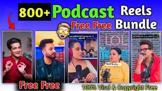 800+ Podcast Reels Bundle Free / Motivational Reels Bundle / Ai Reels Bundle Free