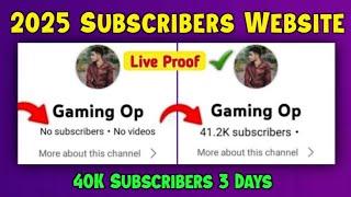 How To Get Free Subscribers On YouTube - Free Subscribers For YouTube - Free Subscribers Website