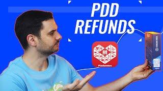 How to get your refund in Pin Duo Duo (PDD) 拼多多