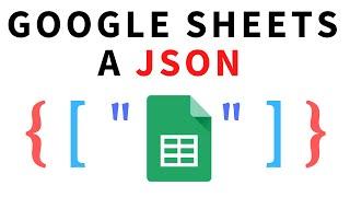 Exportar datos de Google Sheets a JSON en tiempo real