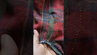 visible mending with a patch - full tutorial on my page