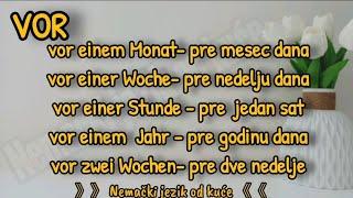 SEIT / VOR U NEMACKOM JEZIKU ■ LEKCIJA 222■