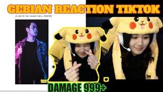 Gebian Reaction Tiktok!! Gebi Bikin Gemes