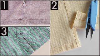 3 perfect sewing tips for slits (chaks) // great tips and tricks for slits stitching