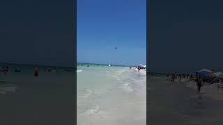 Close call helicopter action P1 Offshore Boat Racing Sarasota 2023