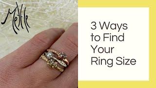 3 Ways To Find Your Ring Size