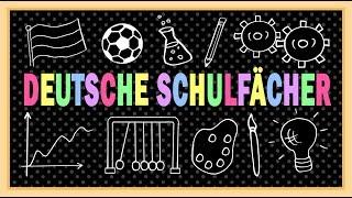 Deutsch lernen: Schule & Schulfächer / German lesson intermediate: school subjects A2 / B1 / B2