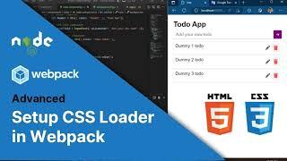 How to Setup CSS Loader in Webpack