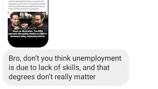 Is Unemployment Due To Lack Of Skills?