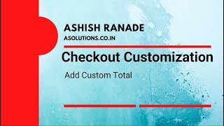 Magento 2 | Checkout Customization | Extra Fee | Custom Total | UI Component