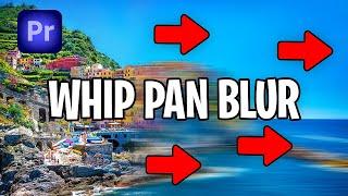 How To Add WHIP PAN Transition In Premiere Pro