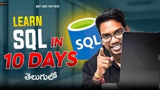 Learn SQL in 10 Days | Sql in Telugu