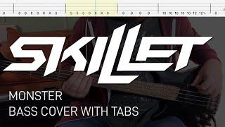 Skillet - Monster (Bass Cover with Tabs)