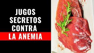  Jugos Caseros para Combatir LA ANEMIA en Tu Cuerpo #remedioscaseros #anemia