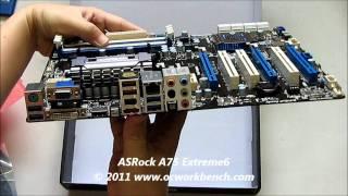 Unboxing the ASRock A75 Extreme6 AMD LIano Socket FM1 motherboard