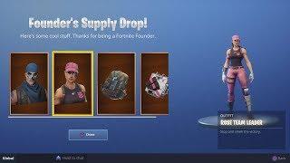 How To Claim Your Founder's Skins When You Buy Save The World (Rose Team Leader and Warpaint Skins)