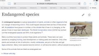 What is endangered species? (Epic Edu .)