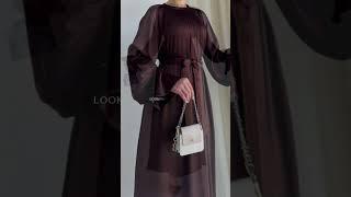 Weimei Modest Fashion with Satin Dresses | Elegant & Chic Modest Wear #abaya2024 #abaya #weimei