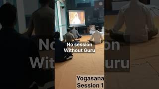 Isha hatha yoga teacher  life :- (During the class)#sadhguru #sadhguruhindi #videh