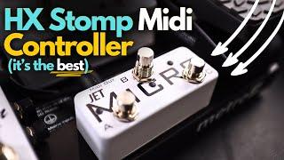 How I Use the JET Micro Midi Controller on an HX Stomp Mini Midi Pedalboard