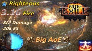 [3.16] The best Righteous Fire build in Path of Exile (Walking Simulator)