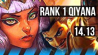 QIYANA vs AKSHAN (MID) | Rank 1 Qiyana, Legendary | EUW Challenger | 14.13