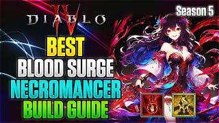 Season 5 Best Blood Surge Necromancer Build Guide | Diablo 4