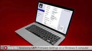 Toshiba How-To: Accessing UEFI firmware settings