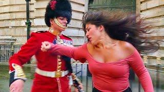 When a Karen Messes With a Royal Guard – Instant Karma Strikes!