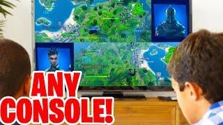 How to Split Screen in Fortnite! (XBOX, PS4 & NINTENDO SWITCH)