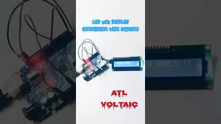 Howto connect LCD 16X2 Displayto Arduino? #experiment #programming #diy #science #school#atl