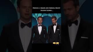 Patrick J. Adams and Gabriel Macht Reunite at 2024 Golden Globes #viral #shorts #trending #funny