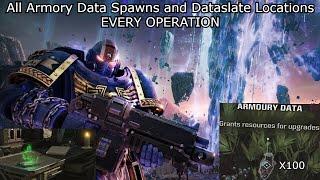 All Armory Data Spawn Locations Guide and Operations Dataslates l Warhammer 40k Space Marine 2