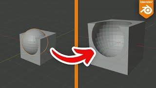 How to Use Boolean in Blender | Cut an Object with Another Object