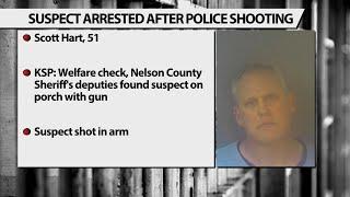 Man arrested after officer-involved shooting in Nelson County