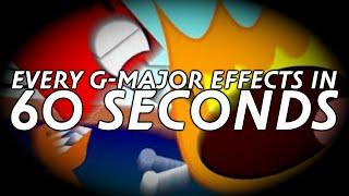 BFDI 1b But Every G-Major Effects in 60 Seconds [1-10]