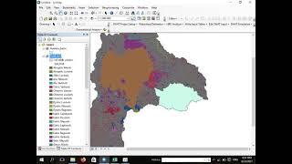 Soil map and lookup table preparation for HRU analysis in Arc SWAT model