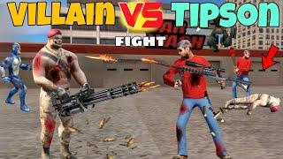 Tipson Big Fight With Villain । In Rope Hero Vice Town । Rope Hero Vice Town