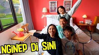 24 JAM NGINAP DI HOTEL INI ! WARNA PINK | Vlog Liburan Bandung | CnX Adventurers