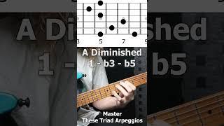 Can You Master These Triad Arpeggios in A? - Part 1 - #shorts