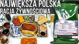 NAJWIĘKSZA POLSKA RACJA ŻYWNOŚCIOWA | Test, recenzja, unboxing #78